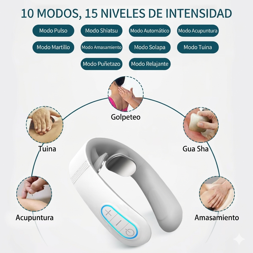 Masajeador de Cuello Portátil