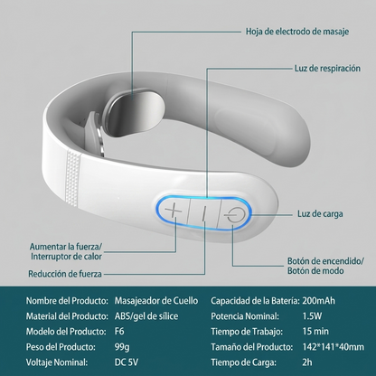 Masajeador de Cuello Portátil